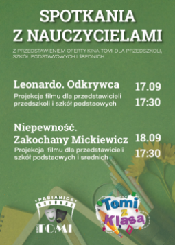 Spotkanie z nauczycielami - Niepewność. Zakochany Mickiewicz